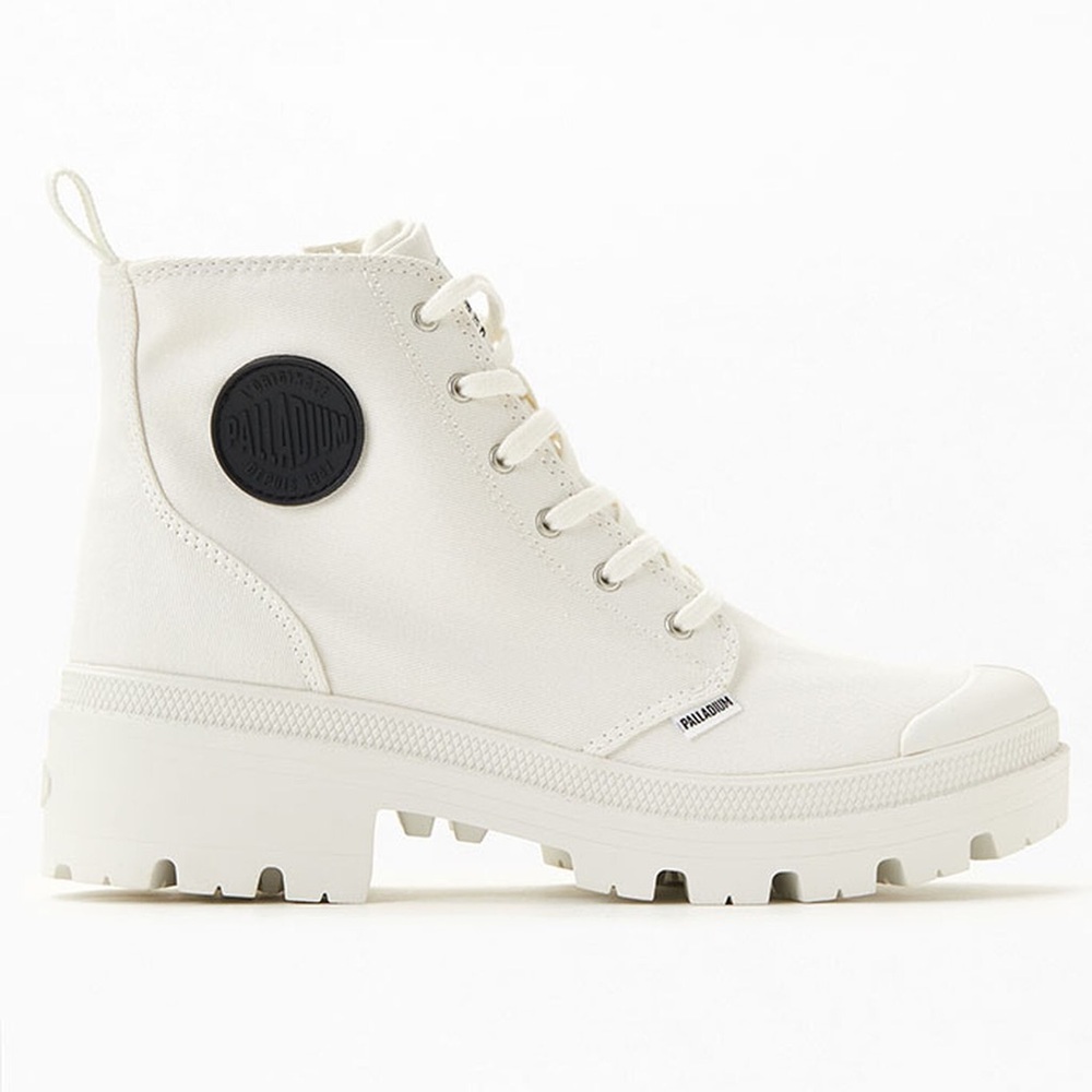 Palladium White High-Top Sneakers